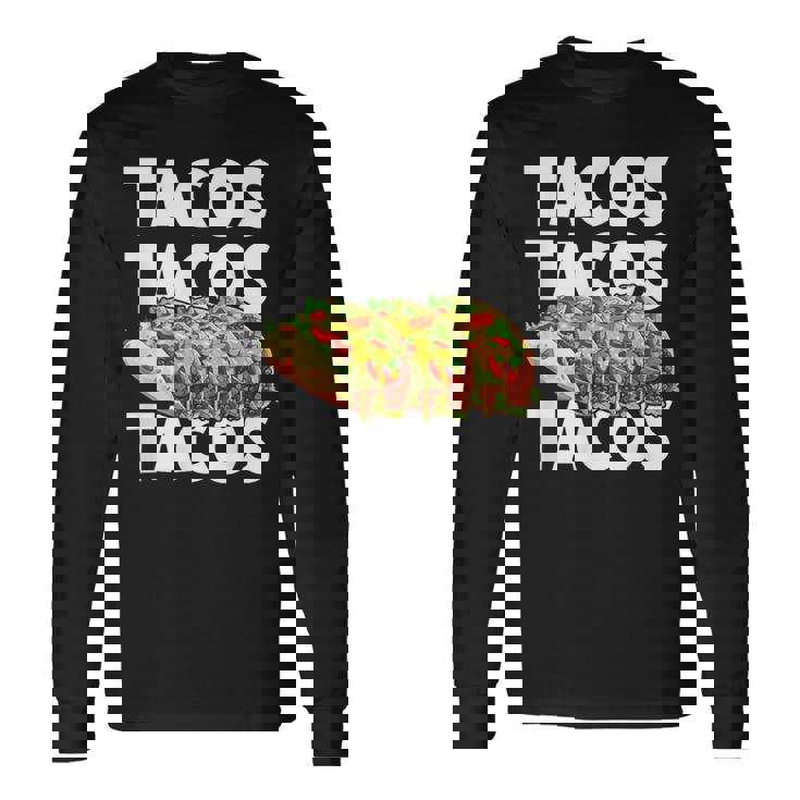 タコス Tacos 長袖Tシャツ