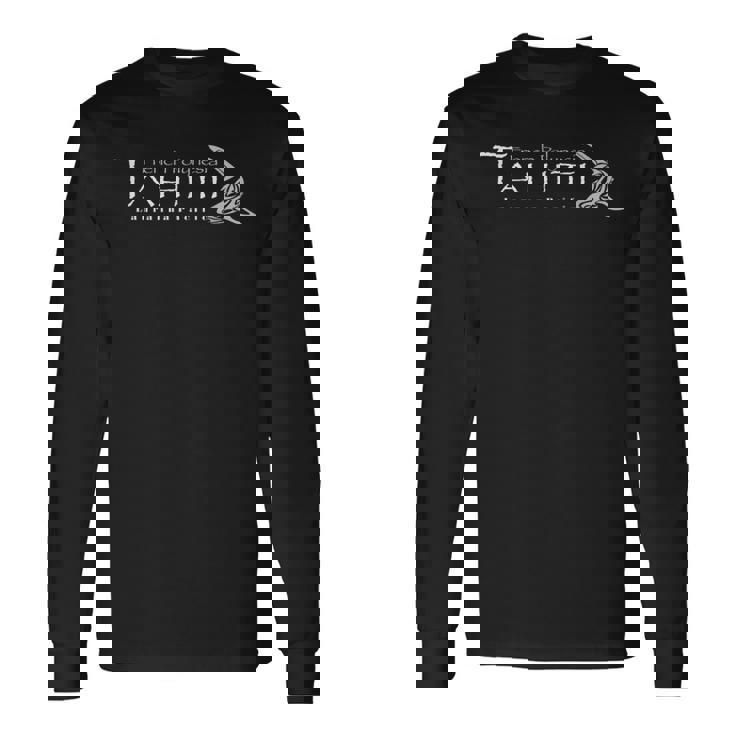 タヒチシャーク、ポリネシア部族 タトゥー サメデザイン 長袖Tシャツ