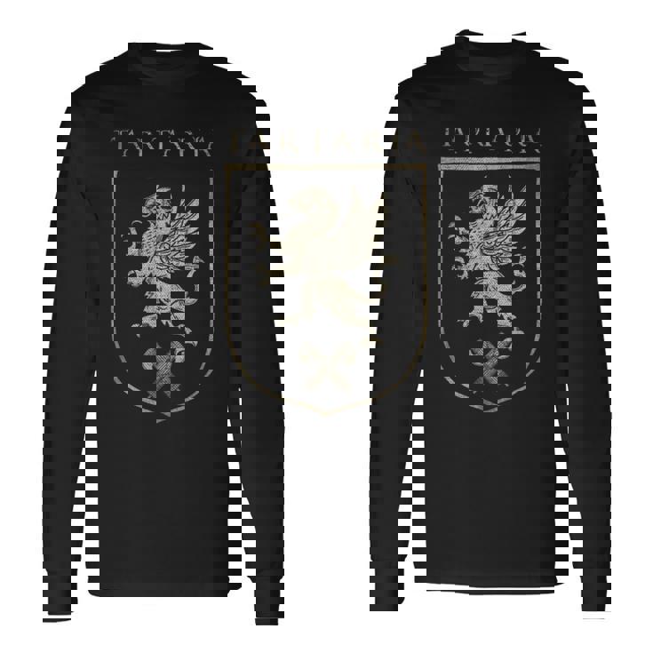 タルタリア-タルタリア帝国グリフィン、タルタリア家紋 長袖Tシャツ