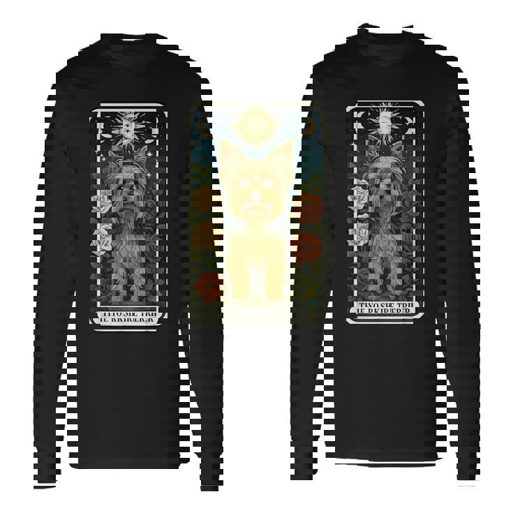 タロットヨークシャーテリア 長袖Tシャツ