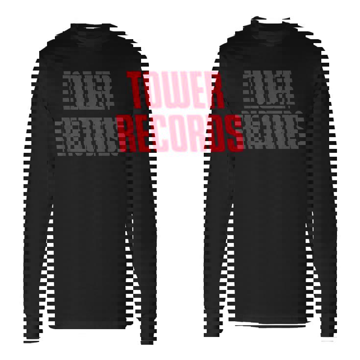 タワーレコード レトロヴィンテージミュージック 長袖Tシャツ