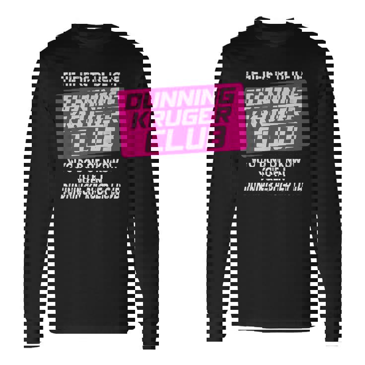 ダニング・クルーガークラブ 長袖Tシャツ