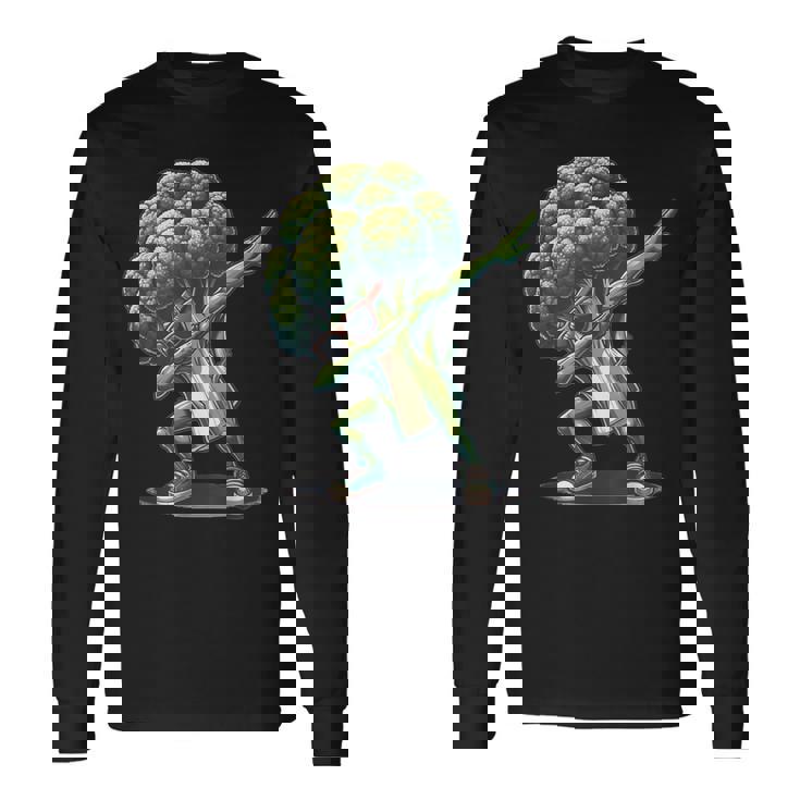 ダブ ブロッコリー ダンス ダブ ブロッコリー 野菜 長袖Tシャツ