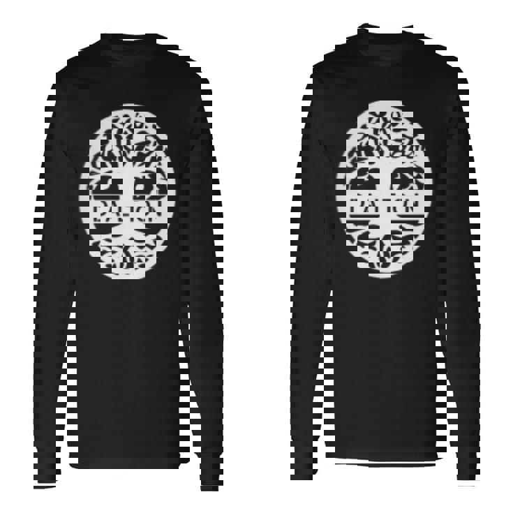 ダルトン アイルランドの名前 ケルトの生命の樹 長袖Tシャツ