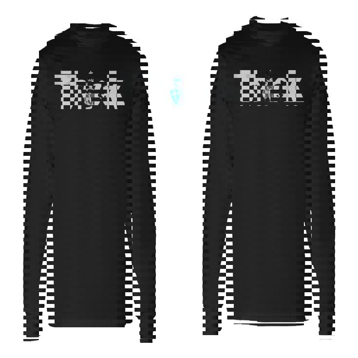 チェスは考える、チェスのデザイン、チェスプレーヤー、チェス 長袖Tシャツ
