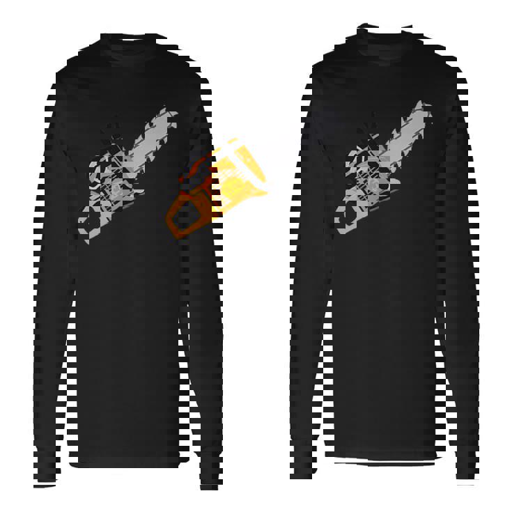 チェンソー 長袖Tシャツ