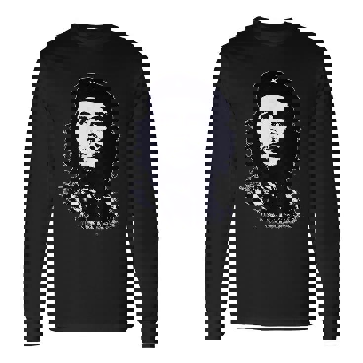 チェ・ゲバラ・ゲリラ・キューバ革命。 長袖Tシャツ