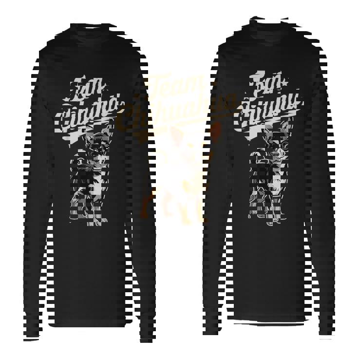 チワワオーナーチワチワ 長袖Tシャツ