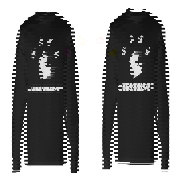 チンチラッシュ Chinchirush チンチラ 小動物 Animal 長袖Tシャツ