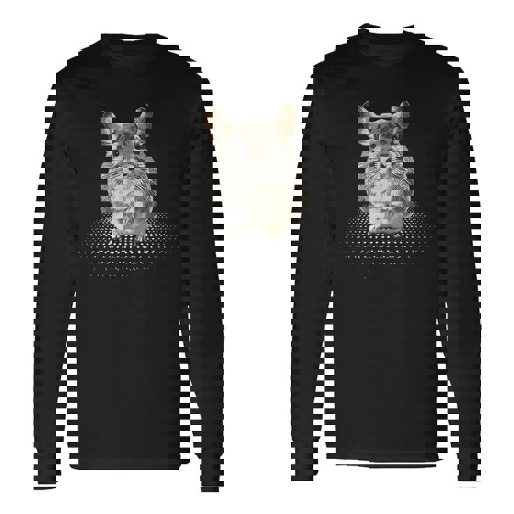 チンチラデザイン ギフトアイデア 長袖Tシャツ