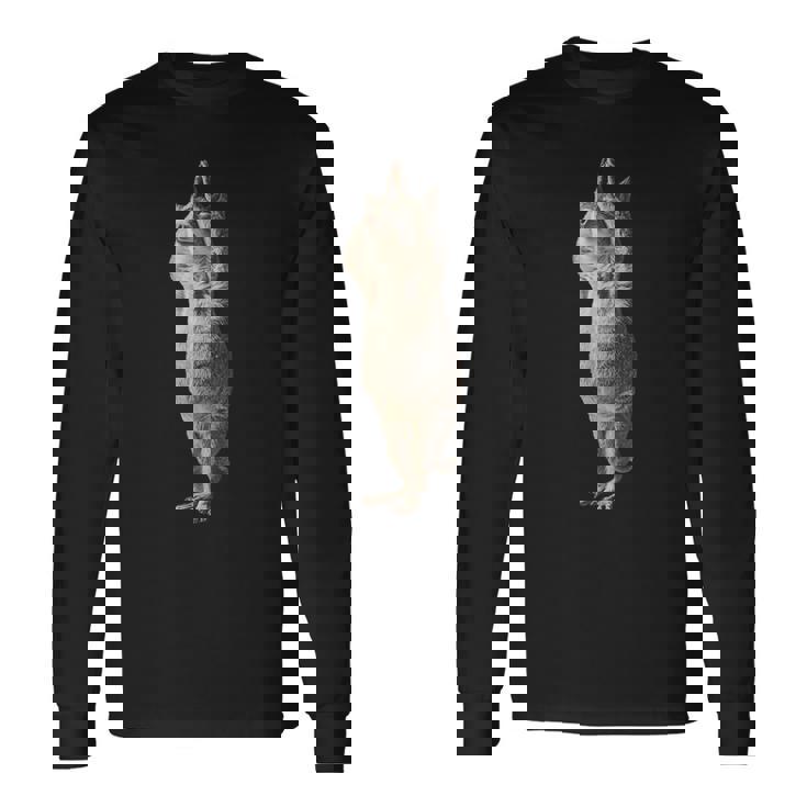 チンチラヨガ 長袖Tシャツ