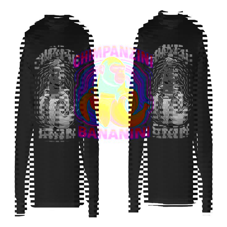 チンパンジーニ バナニーニ イタリアのブレインロットミーム 長袖Tシャツ