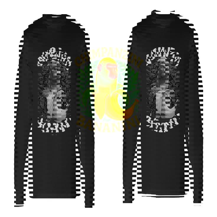 チンパンジーニ バナニーニ イタリアのブレインロットミーム 長袖Tシャツ