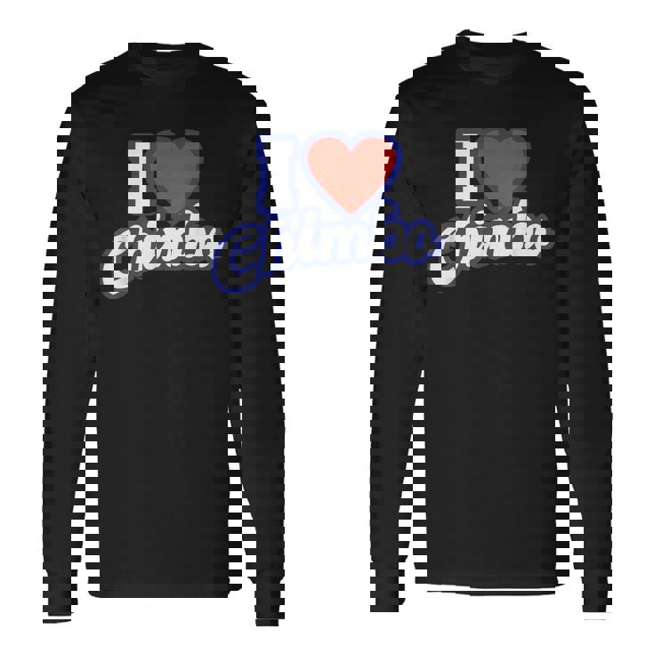 チンボが大好き 長袖Tシャツ