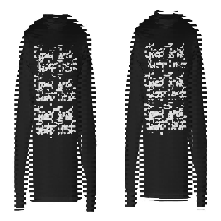 チープトリックアートロックヴィンテージ 長袖Tシャツ