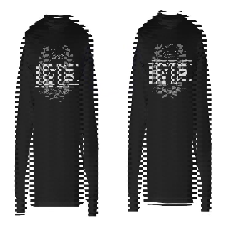 チームハイドプラウドファミリーメンバー 長袖Tシャツ