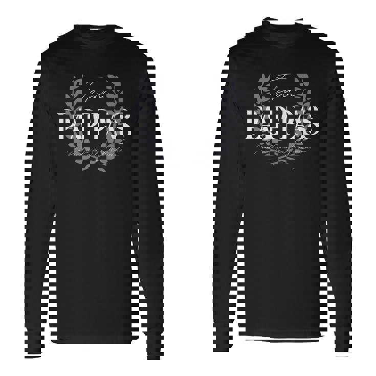 チームパパスプラウドファミリーメンバー 長袖Tシャツ