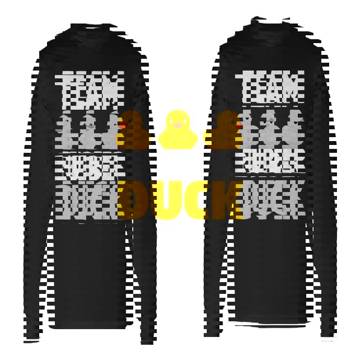 チームラバーダックラバーダック。 長袖Tシャツ