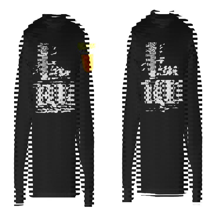 チーム・テキーラ・アイ・メキシカン・バー・アルコール・テキーラ・パーティー 長袖Tシャツ