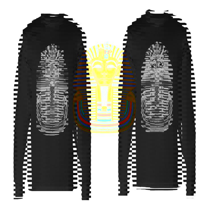ツタンカーメン エジプトファラオ ピラミッド 古代エジプト 長袖Tシャツ