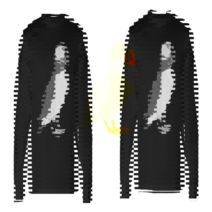 ツノメドリ 長袖Tシャツ