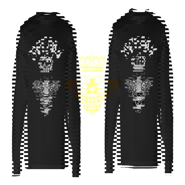 ティファニー 名前 ティファニー 誕生日プレゼント 女王冠 蜂 ティファニー 長袖Tシャツ