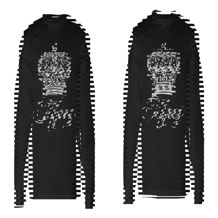 ティファニー女王 女王 名 王冠 リーガルプリンセス 長袖Tシャツ