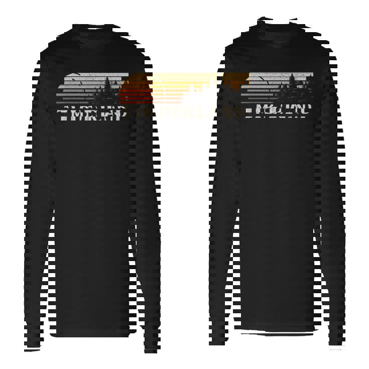 ティンバーランド Nc ビンテージ エバーグリーン サンセット 80年代レトロ 長袖Tシャツ