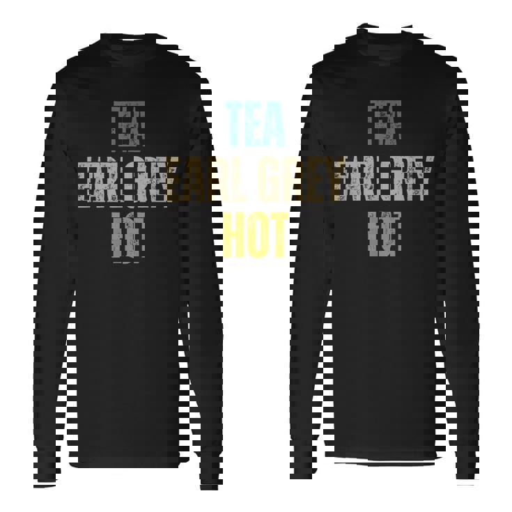 ティーアールグレイホット 長袖Tシャツ