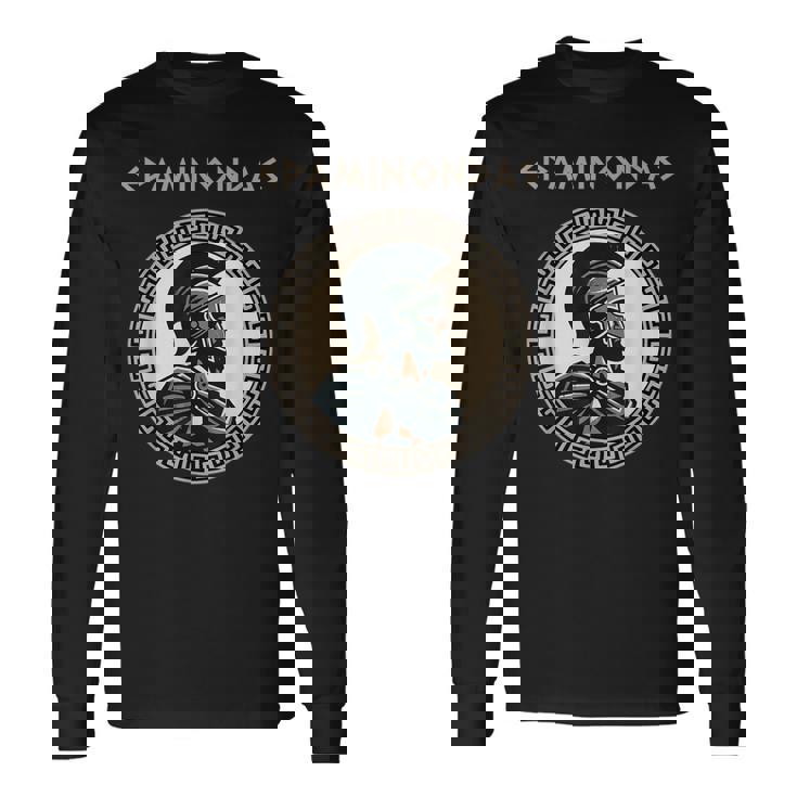 テーベのエパミノンダス 古代ギリシャの歴史 長袖Tシャツ
