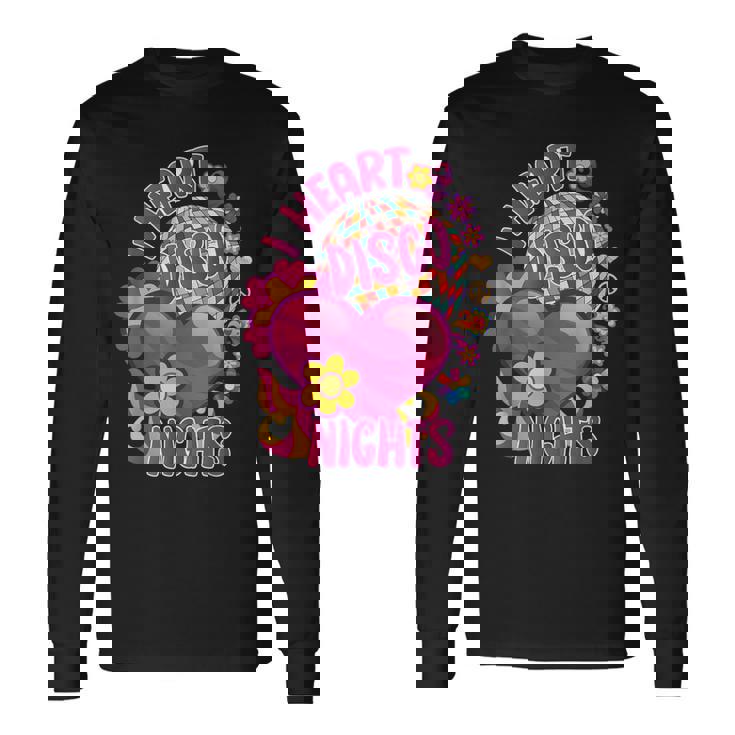 ディスコ グルービー ヒッピー 70年代 80年代 ヴィンテージ 70年代ディスコ衣装 長袖Tシャツ