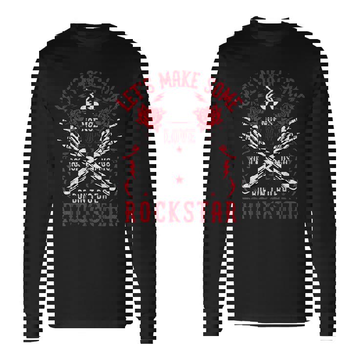 デビルロック パンク ハードロック ヘビーメタル スカート 長袖Tシャツ