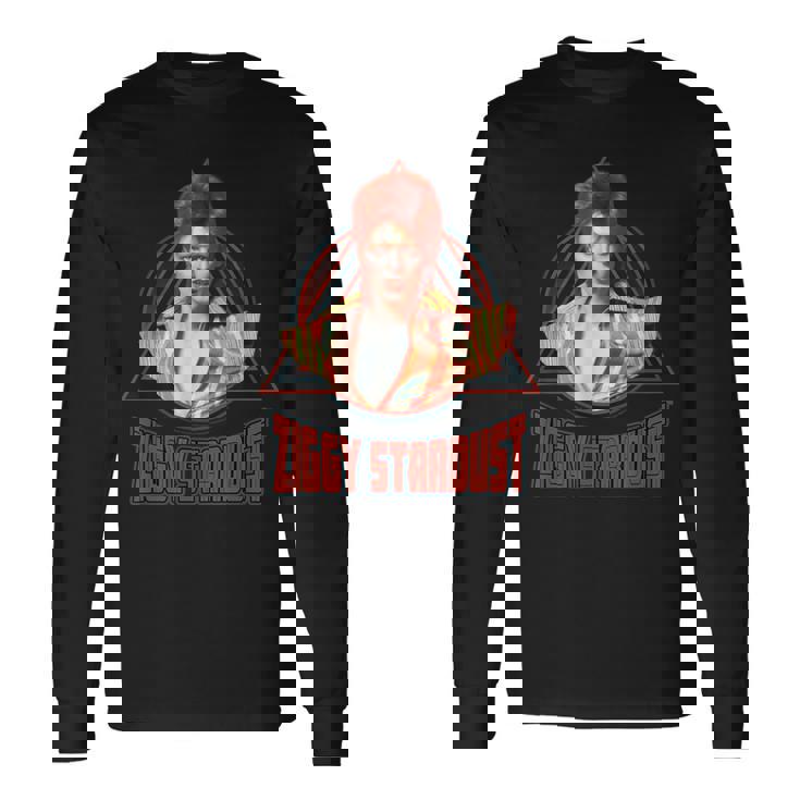 デヴィッド・ボウイ ミュージック ロック ジギー スターダスト 2 長袖Tシャツ