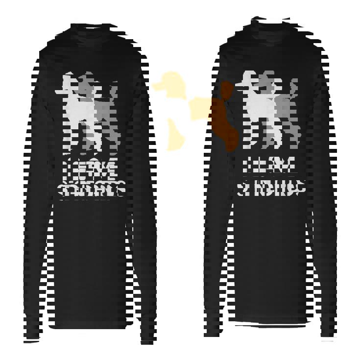 トイプードル I Havetandard プードル 長袖Tシャツ