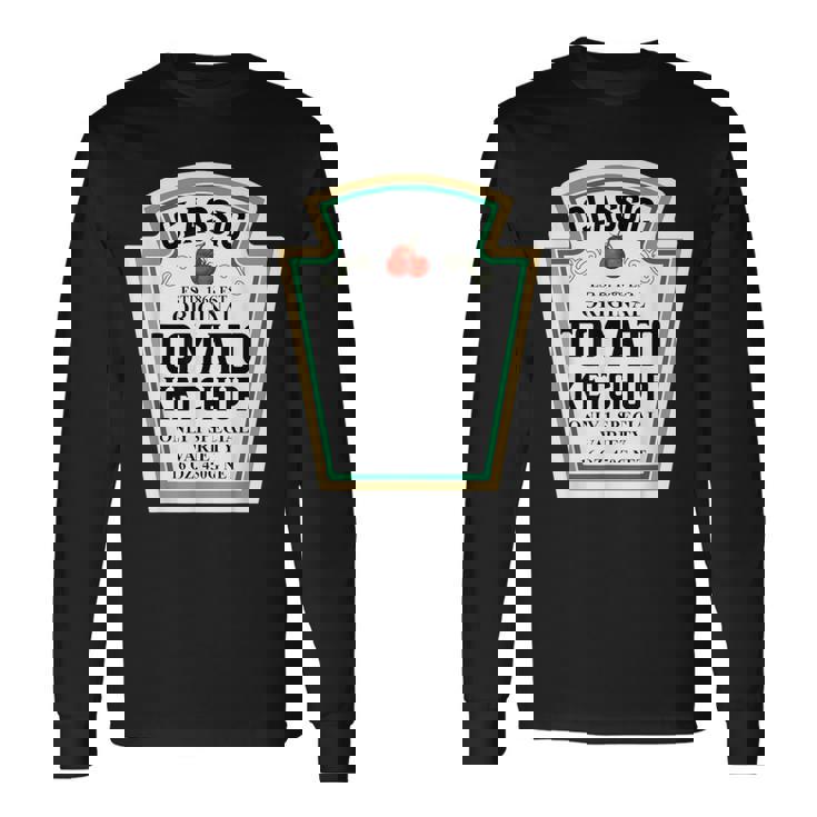 トマトケチャップ カップルグループ ハロウィンコスチューム Diy ラストミン 長袖Tシャツ