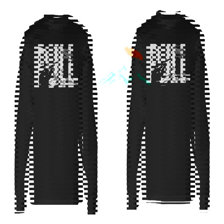 トラップ射撃 クレイピジョン射撃射撃インストラクター 長袖Tシャツ