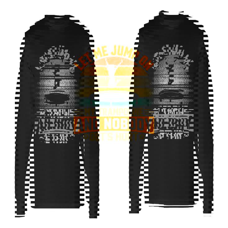 トランポリン ジャンプ トランポリン体操 長袖Tシャツ