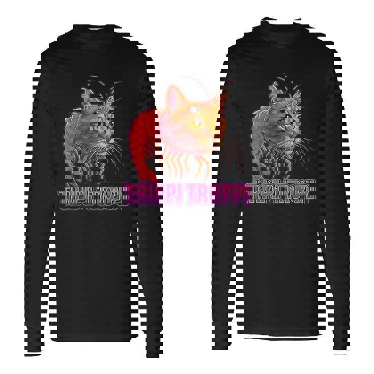 トリッピ・トロッピ-イタリアン・ブレインロット・ミーム 長袖Tシャツ