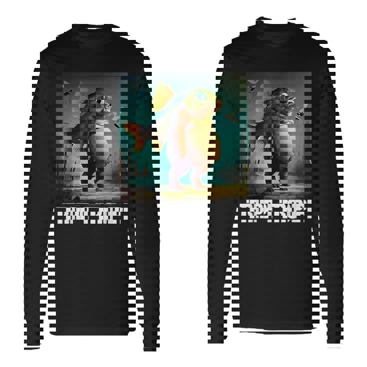 トリッピ・トロッピ-イタリアン・ブレインロット・ミーム 長袖Tシャツ