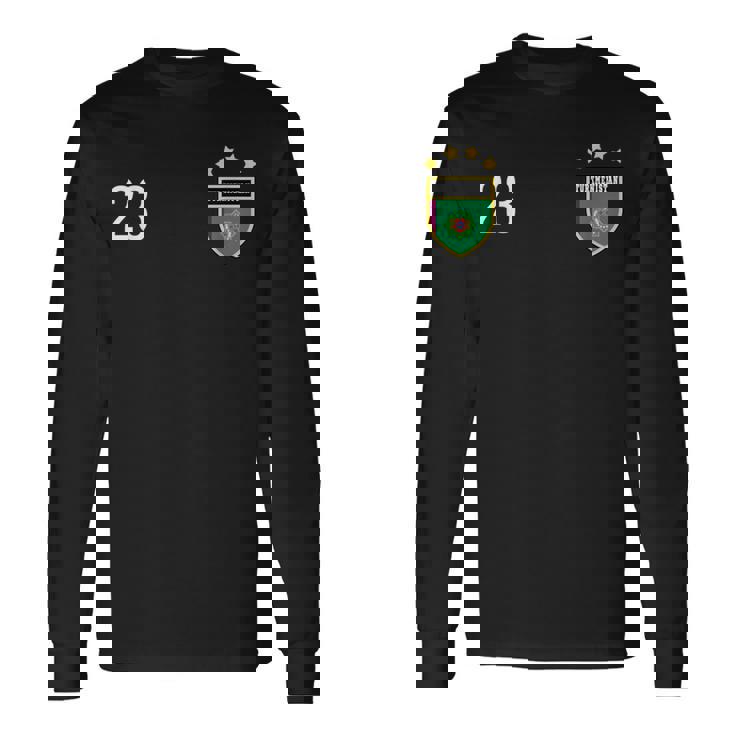 トルクメニスタン 23番 スポーツジャージー フットボール 23 長袖Tシャツ