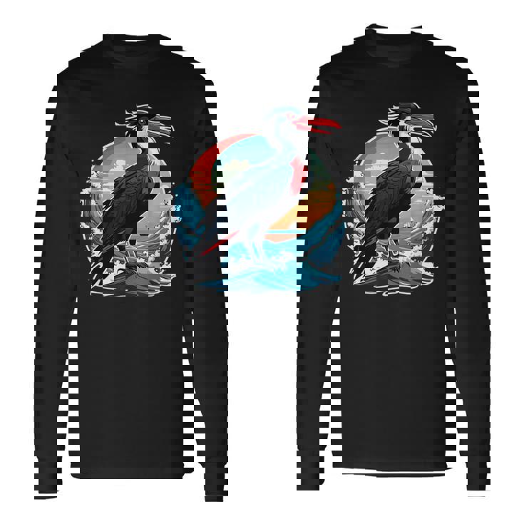 トロピカルフリゲートバード 長袖Tシャツ