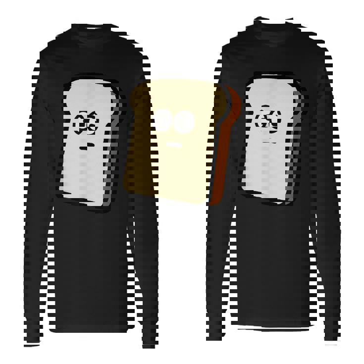 トーストくん パン 食パン かわいい イラスト ゆるキャラ メンズ レディース キッズ 長袖Tシャツ