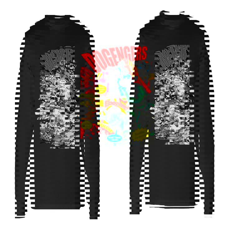 ドゲンジャーズ コミック風 長袖Tシャツ