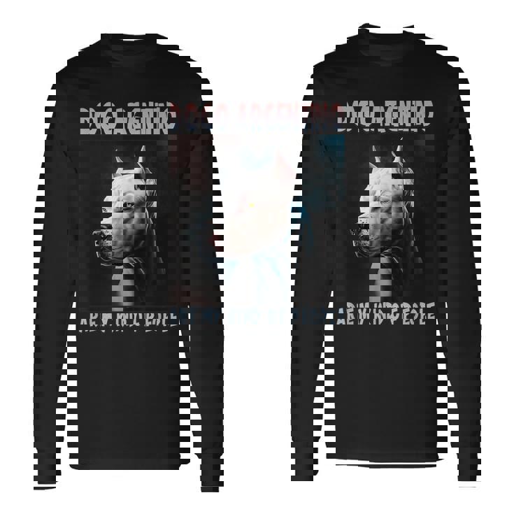 ドゴ・アルヘンティーノは私の同類です オーナー ドゴ・アルヘンティーノ 長袖Tシャツ