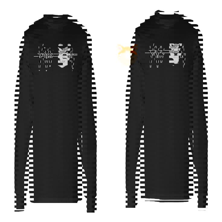 ドッグハートビートi ファニー秋田犬 長袖Tシャツ