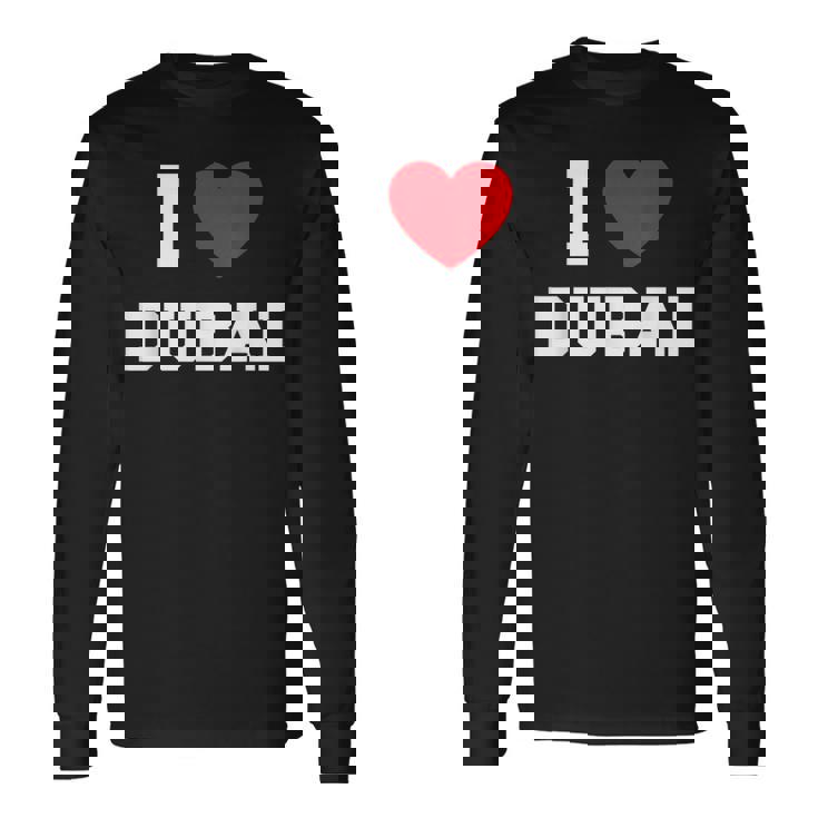 ドバイ大好き 長袖Tシャツ