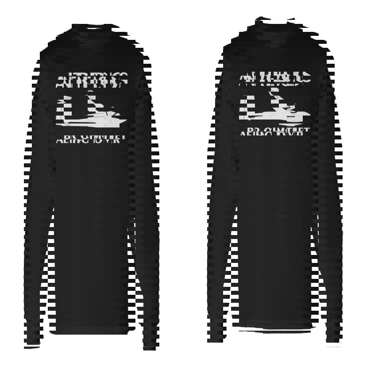 ドライブレス 楽しいグライダー 飛行機 セーリングフライヤー 長袖Tシャツ