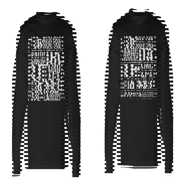 ドラムルーディメンツ 長袖Tシャツ