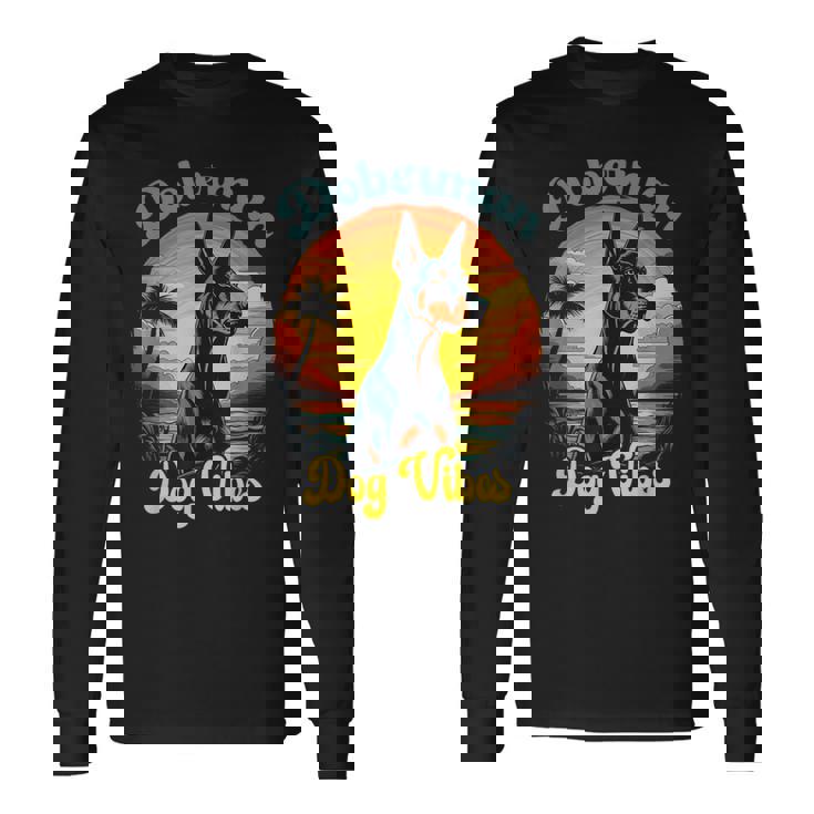 ドーベルマン 犬の飼い主 私が叶えるドーベルマン 長袖Tシャツ