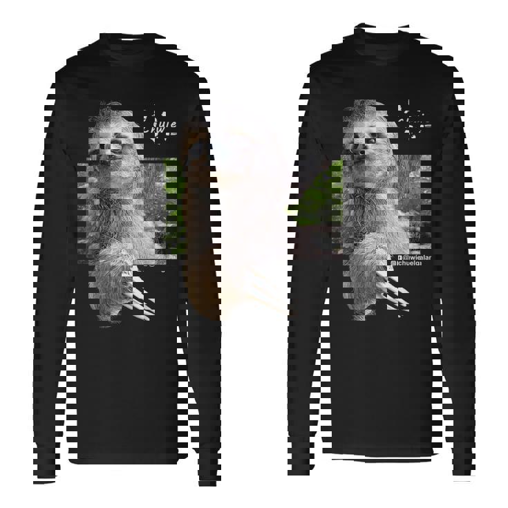 ナマケモノのチューウィー 長袖Tシャツ